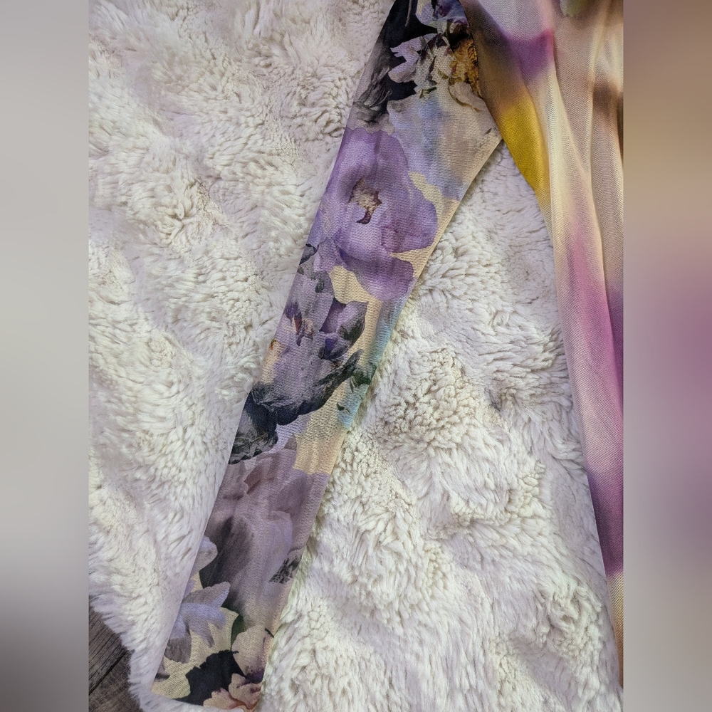 Vintage Petite Pois Mesh AOP Floral Blouse - Picture 7 of 15